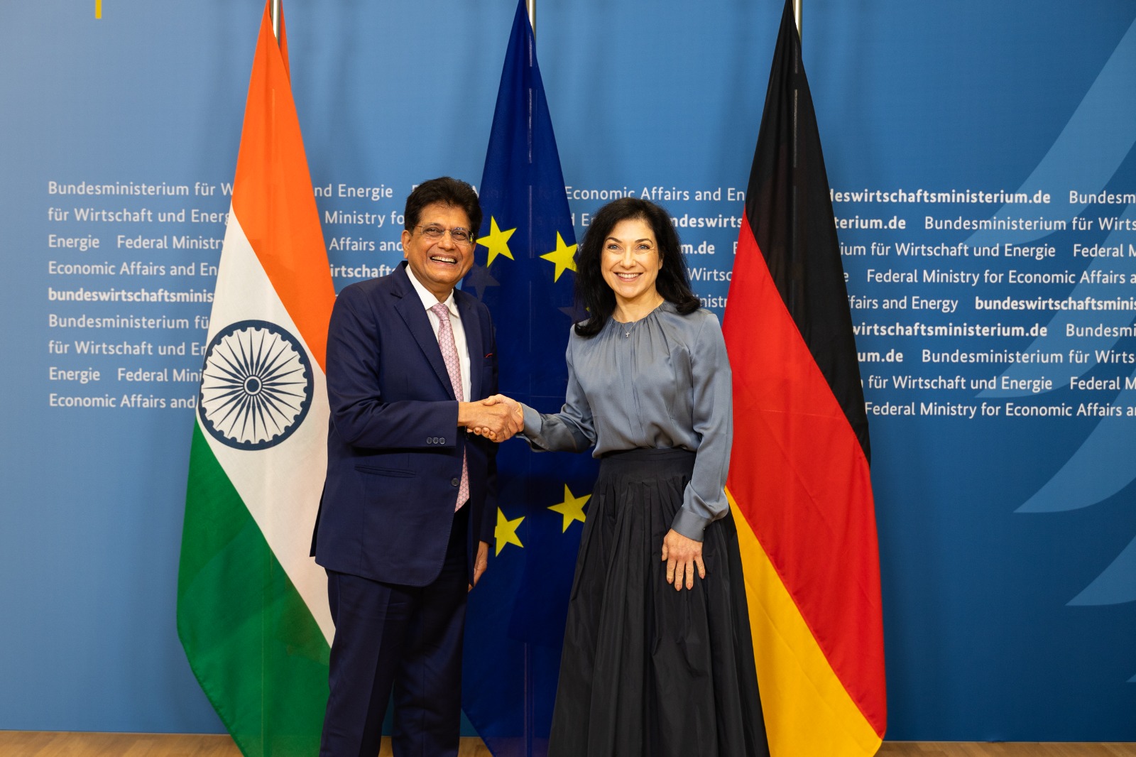 Union Minister Piyush Goyal Meets German Minister Katherina Reiche to Strengthen Indo-German Trade Ties