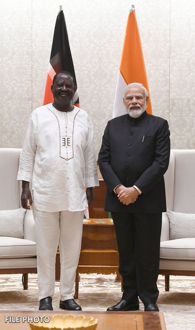 प्रधानमंत्री नरेंद्र मोदी ने केन्या के पूर्व प्रधानमंत्री रैला ओडिंगा के निधन पर शोक व्यक्त किया