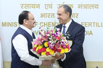 Union Minister Jagat Prakash Nadda meets Egypt’s Foreign Minister in New Delhi