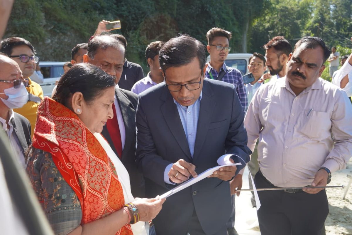 MoS Nimuben Bambhaniya Inspects Development Projects in Pakyong, Sikkim