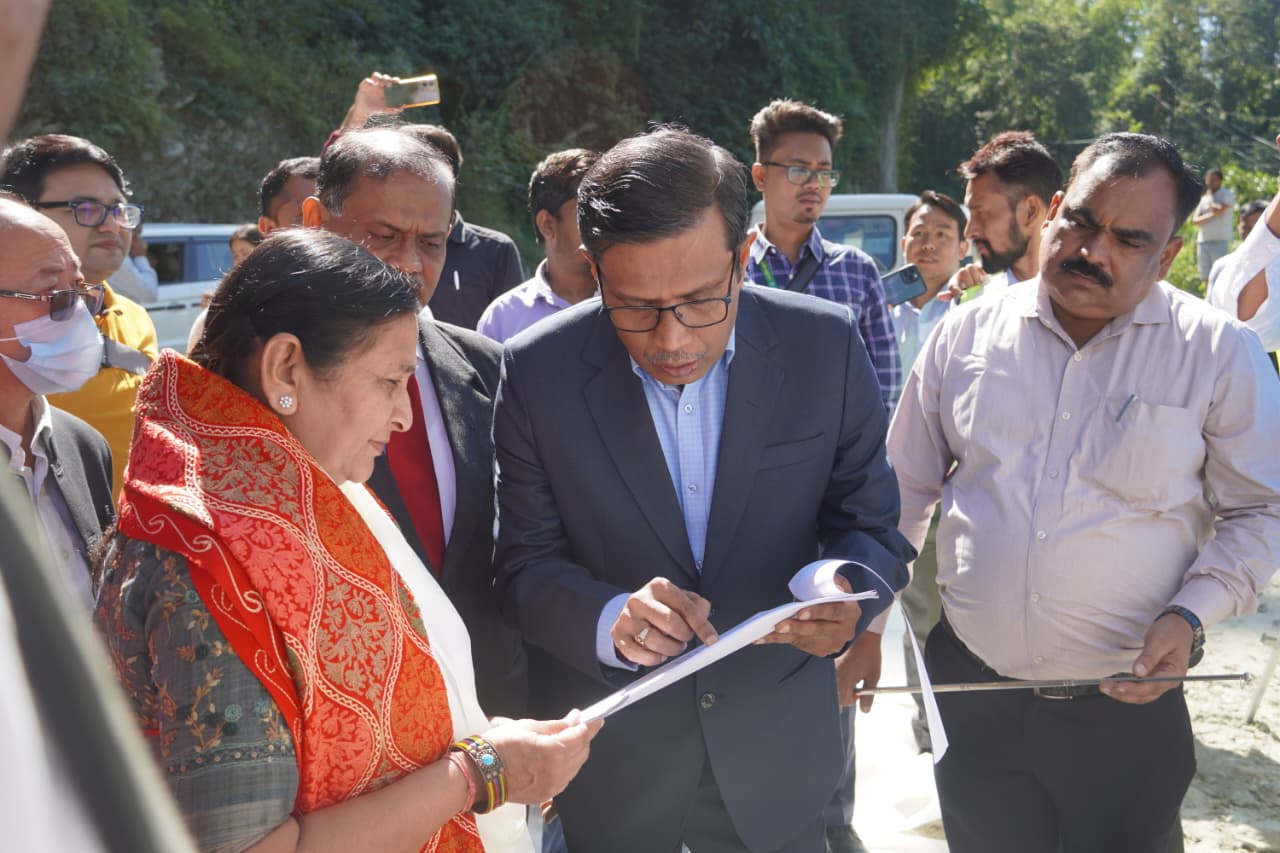 MoS Nimuben Bambhaniya Inspects Development Projects in Pakyong, Sikkim