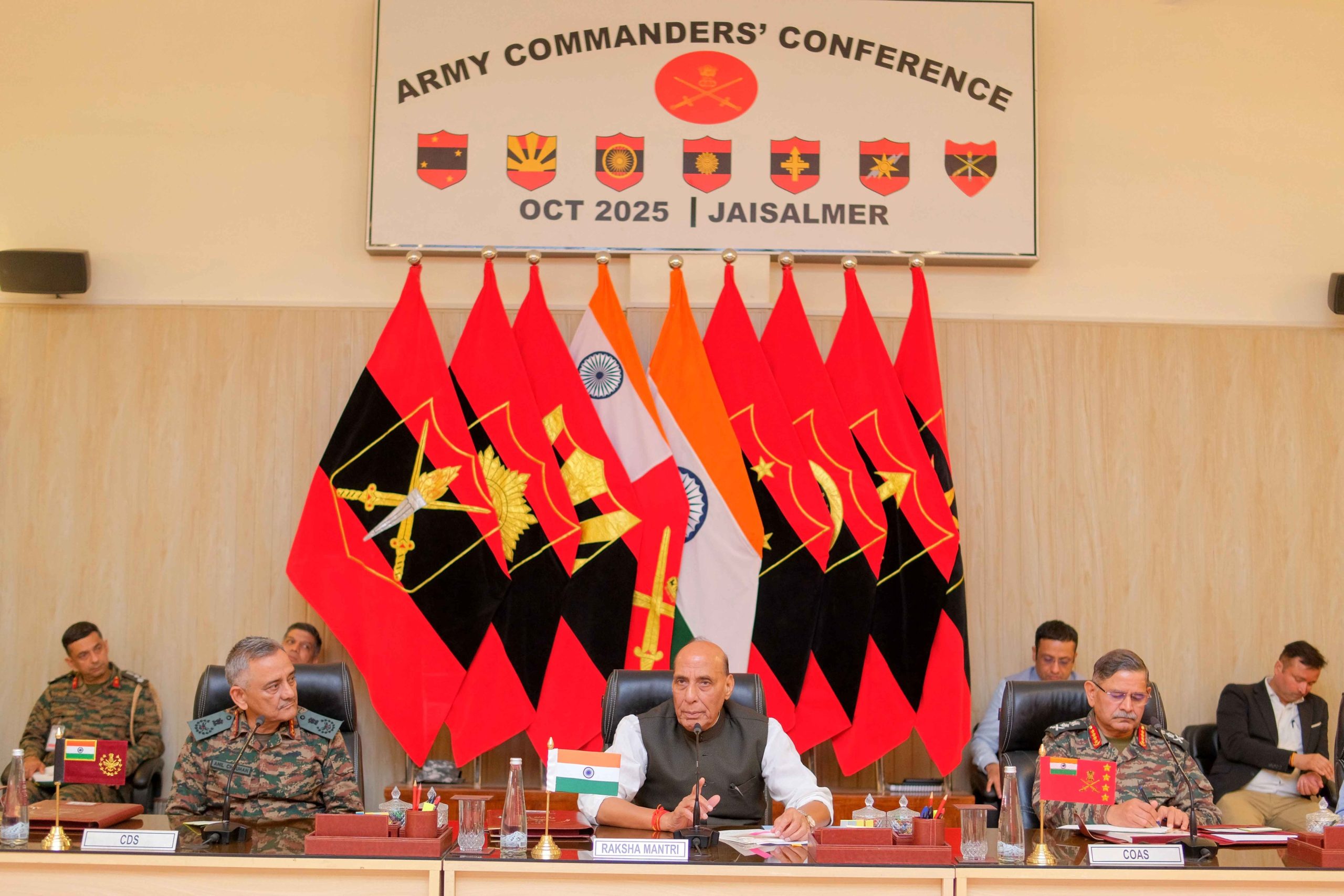 Rajnath Singh Chairs Army Commanders’ Conference in Jaisalmer, Reviews Security and Operational Preparedness