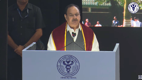 Union Health Minister JP Nadda Highlights AIIMS’ Leadership in Healthcare and Innovation
