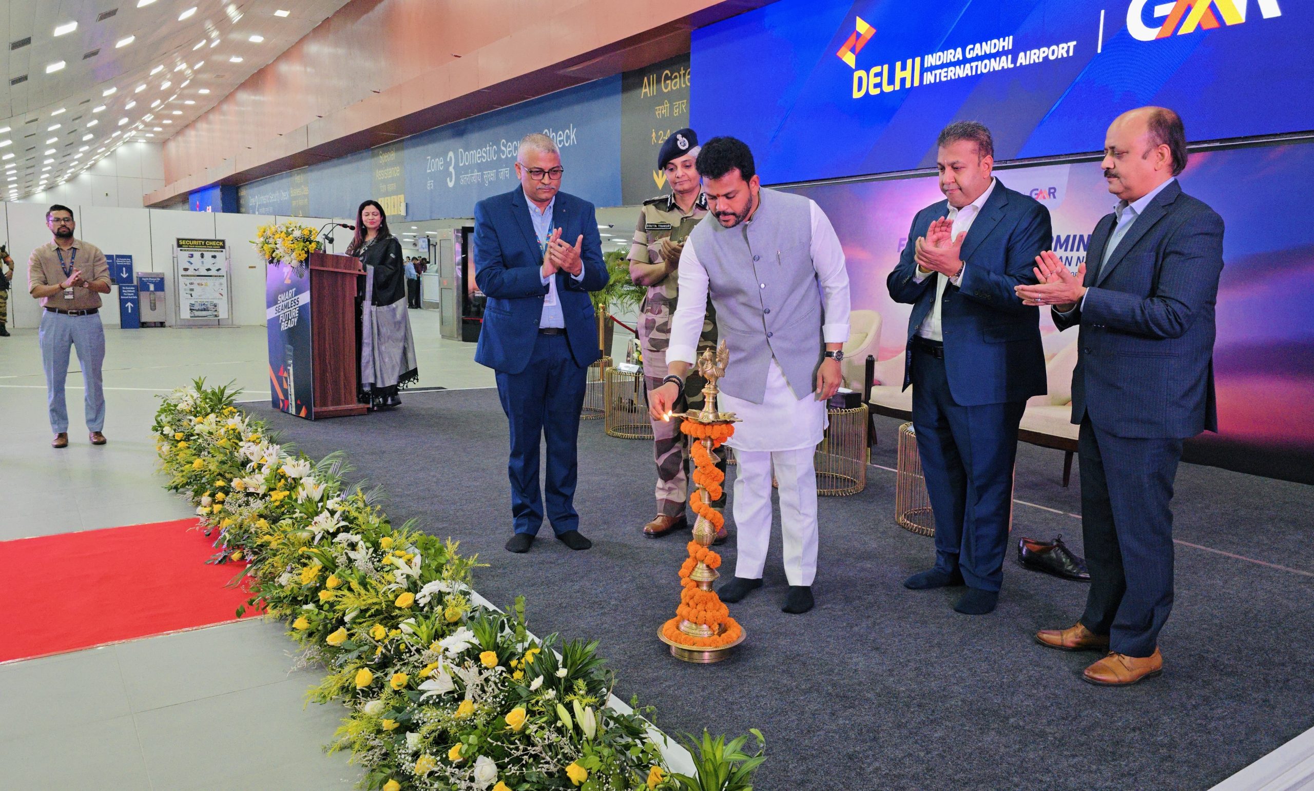 Civil Aviation Minister Ram Mohan Naidu Inaugurates IGI Airport’s Terminal-2