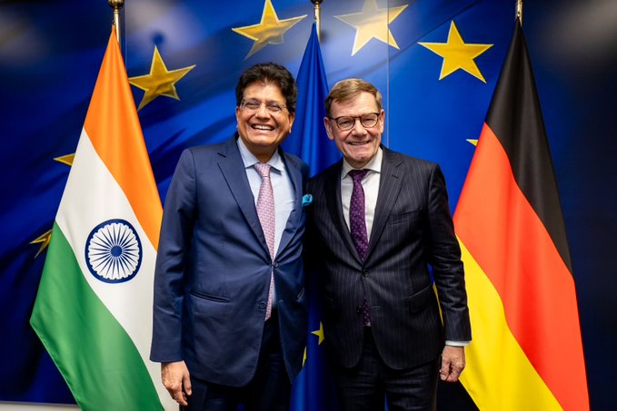 Union Minister Piyush Goyal Meets German FM, Reaffirms India-Germany Strategic Partnership