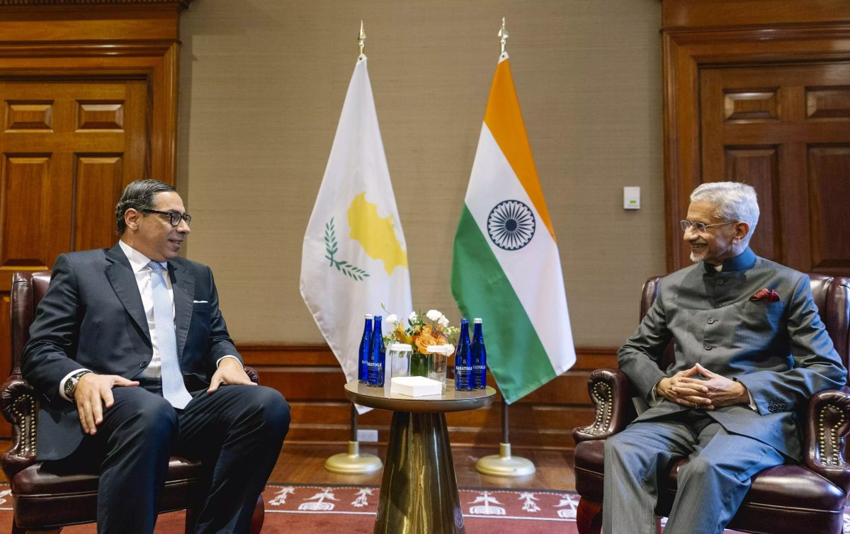 India-Cyprus Ties in Focus as FM Kombos Visits New Delhi