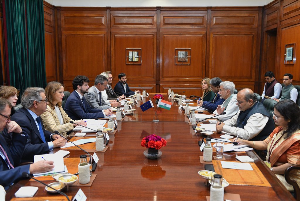 EU Trade Committee Meets EAM Jaishankar to Boost India-EU Cooperation