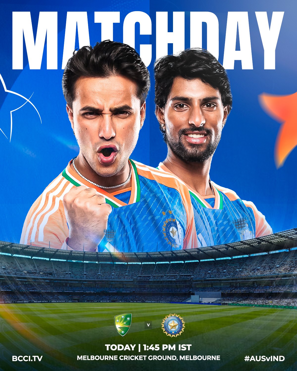 भारत और मेजबान ऑस्‍ट्रेलिया के बीच पांच टी-20 क्रिकेट मैचों की श्रृंखला का दूसरा मैच आज