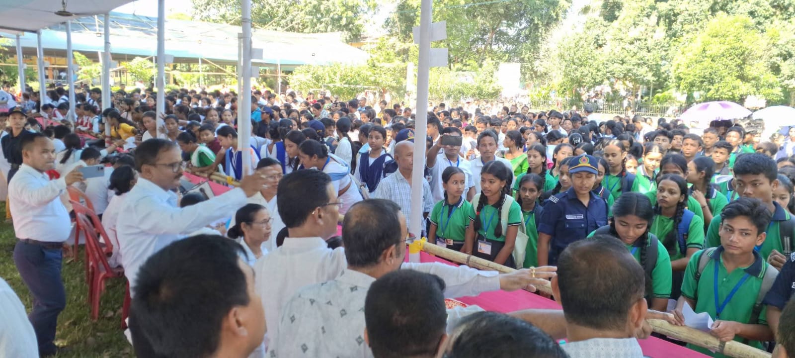 ৰাজ্যৰ ১২৬টা বিধানসভা সমষ্টিক সামৰি ‘শুশ্রূষা সেতু’ শীর্ষক বৃহৎ স্বাস্থ্য শিবিৰ ৰূপায়ণ