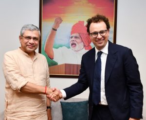 I&B Minister Ashwini Vaishnaw meets Anthropic CEO Dario Amodei in New Delhi