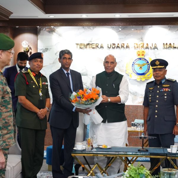 Defence Minister Rajnath Singh reached Malaysia to Attend 12th ADMM-Plus Meeting