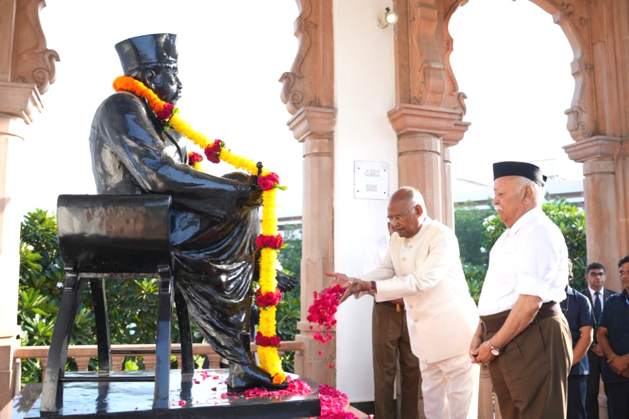 RSS Centenary and Vijayadashmi Program Begins in Nagpur; Former President Ram Nath Kovind Chief Guest