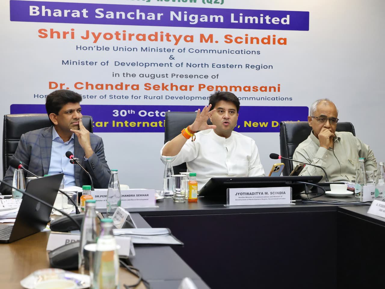 BSNL Records ₹11,134 Crore Revenue in First Half of FY 2025–26, Says Minister Jyotiraditya Scindia