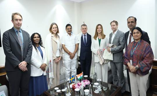 India, Sweden Discuss Green Steel Collaboration; Invite Extended for Bharat Steel 2026