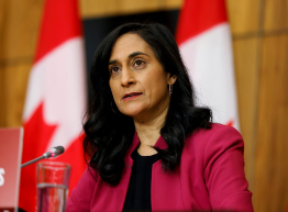तीन दिन की भारत यात्रा पर आज शाम नई दिल्ली पहुंचेंगी कनाडा की विदेश मंत्री अनीता आनंद
