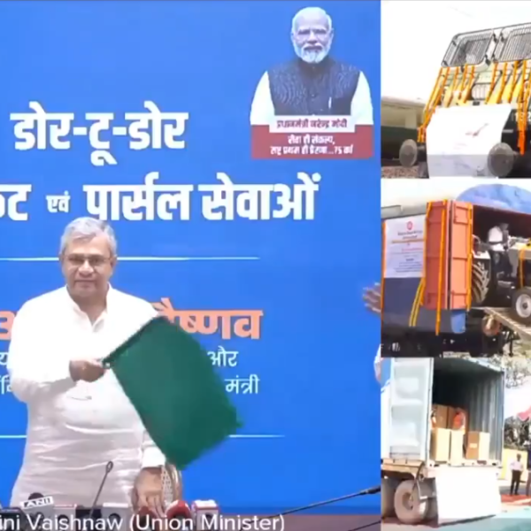 Railways Minister Ashwini Vaishnaw Launches Three New Door-to-Door Freight and Parcel Services
