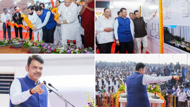माता रमाबाई नगर आणि कामराज नगर झोपडपट्टी पुनर्विकास प्रकल्पाचं भूमिपूजन