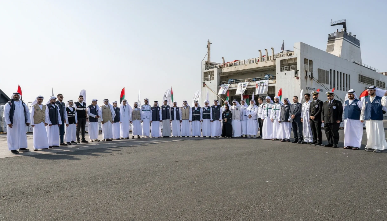 UAE Humanitarian Ship Sets Sail for Gaza with 7,200 Tonnes of Relief Supplies