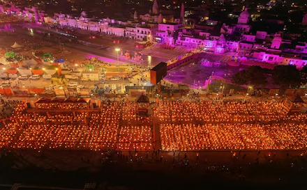 Uttar Pradesh Lights 26 Lakh+ Diyas, Sets Guinness World Record at Ayodhya
