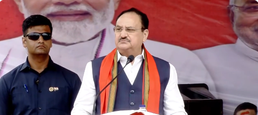 बिहार में औरंगाबाद जिले के गोह में एन.डी.ए. उम्मीदवारों के समर्थन में एक चुनावी रैली को संबोधित किया