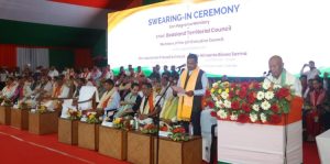 হাগ্ৰামা মহিলাৰীৰ নেতৃত্বত বিটিচিৰ নতুন পৰিষদীয় চৰকাৰৰ শপত গ্ৰহণ