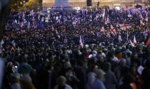 Police in Georgia clashed with anti-govt protesters in capital Tbilisi