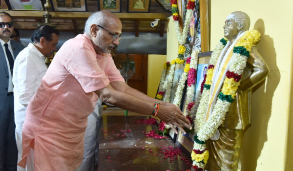 Vice President C.P. Radhakrishnan Pays Tribute to Freedom Fighter Pasumpon Muthuramalingar
