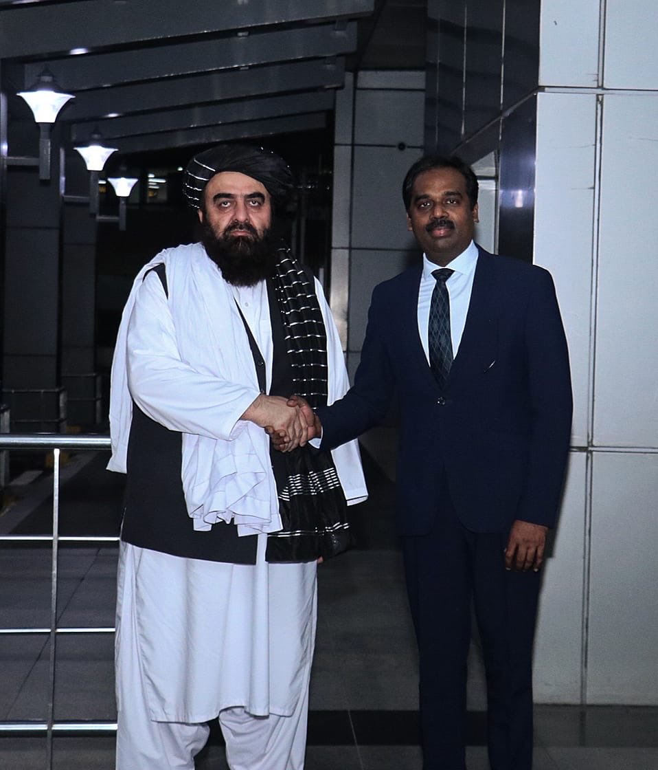 Afghan Foreign Minister Amir Khan Muttaqi arrives in New Delhi for week-long visit