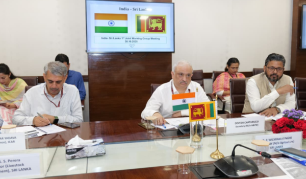 India And Sri Lanka Holds First Joint Working Group Meeting On Agriculture