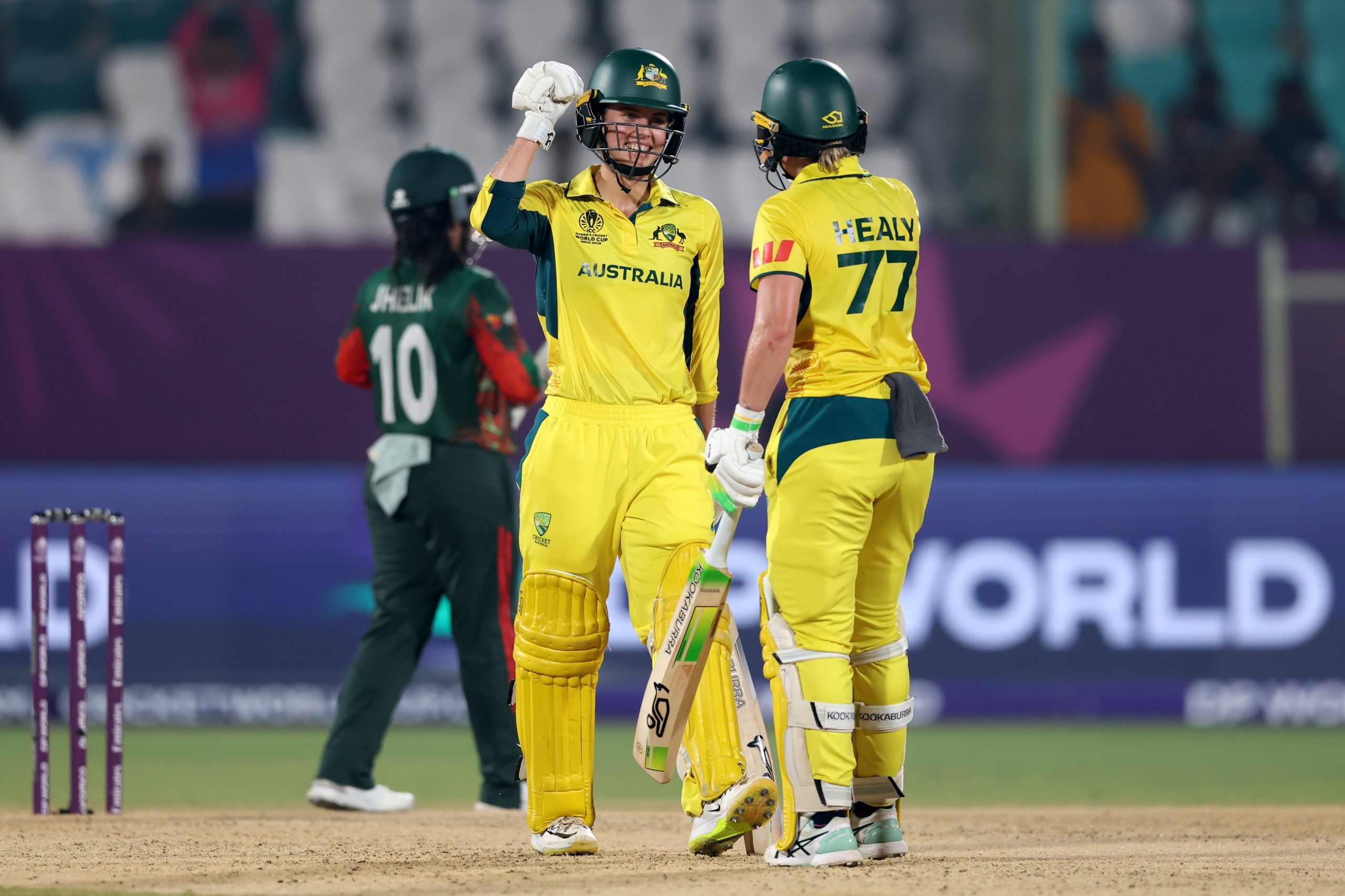 Australia Storm Into Semi-Finals of ICC Women’s World Cup with 10-Wicket Win Over Bangladesh