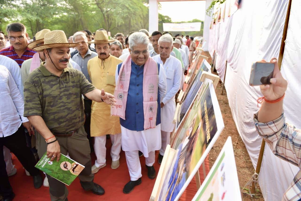 Union Environment Minister Bhupender Yadav lays Foundation of Namo Van in Haryana to mark Wildlife Week 2025