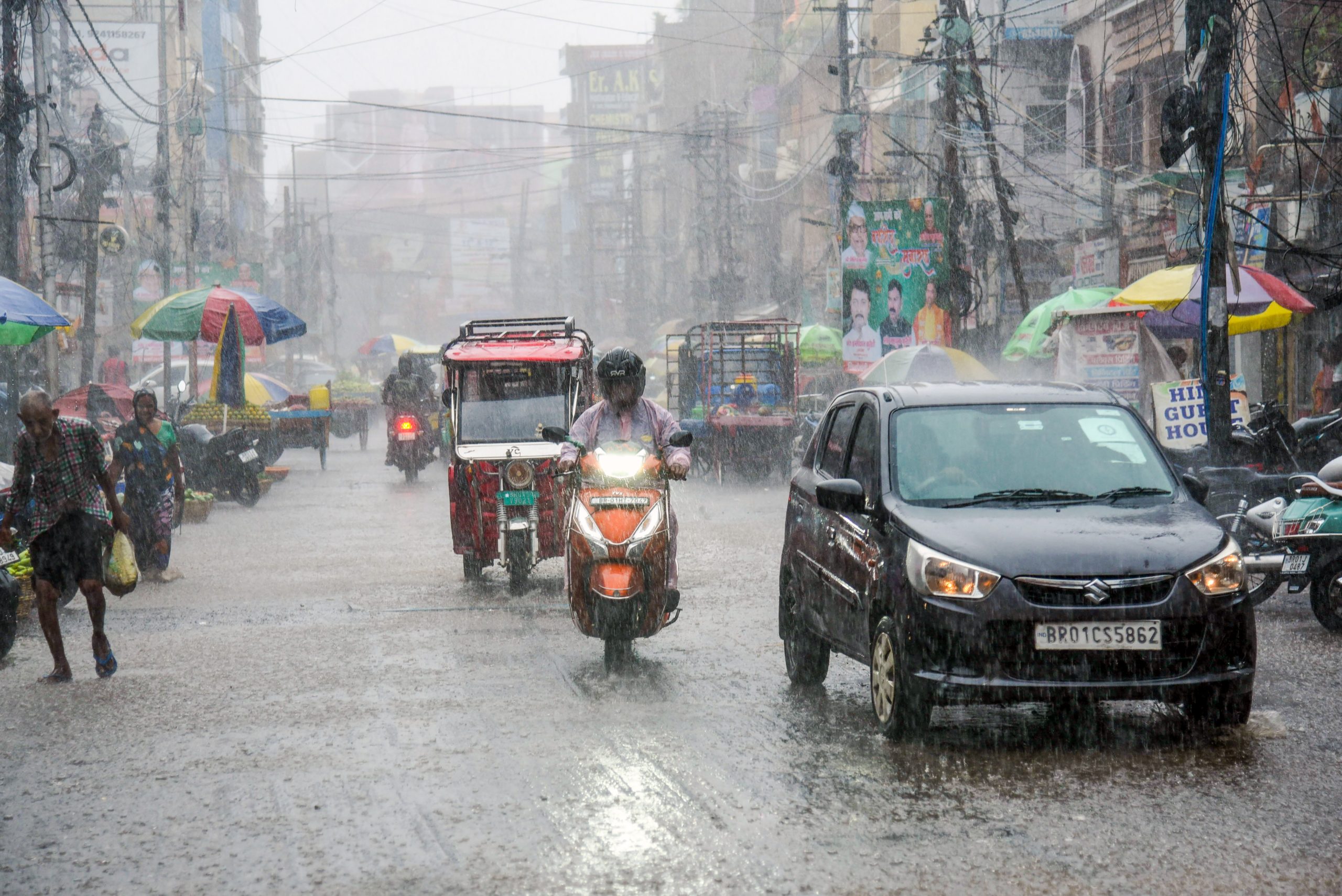 Heavy rainfall across Bihar disrupts normal life