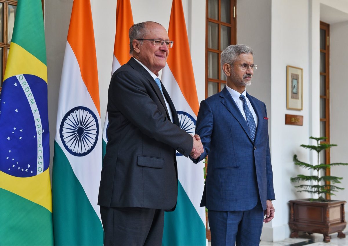 EAM Jaishankar Meets Brazilian Vice President Geraldo Alckmin in New Delhi