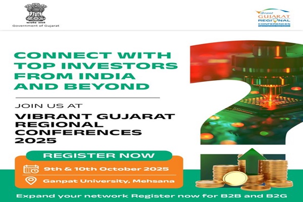Chief Minister Bhupendra Patel to Inaugurate First Ever Vibrant Gujarat Regional Conference in Mehsana