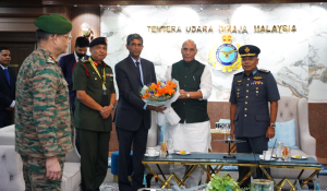 Defence Minister Rajnath Singh Arrives in Malaysia for 12th ASEAN Defence Ministers’ Meeting-Plus Defence Minister Rajnath Singh Arrives in Malaysia for 12th ASEAN Defence Ministers’ Meeting-Plus