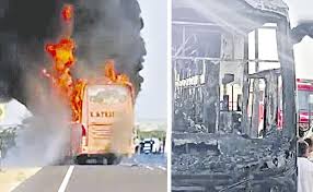 राजस्थानमध्ये झालेल्या बस अपघातात मृतांची संख्या २०