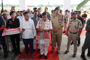 বিশ্বনাথৰ অসম-অৰুণাচল সীমান্তৰ পাভৈত পঞ্চম অসম কমাণ্ডো বেটেলিয়নৰ শিবিৰ মুখ্যমন্ত্রী ড০ হিমন্ত বিশ্ব শৰ্মাই মুকলি কৰে