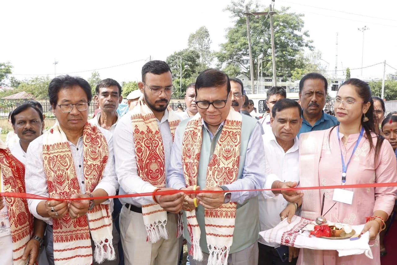 বিশ্বনাথ জিলাৰ গহপুৰত স্বাস্থ্য শিবিৰ, সহস্ৰাধিক শিশুৰ স্বাস্থ্য পৰীক্ষা