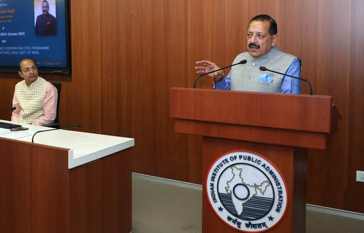 Union Minister Dr. Jitendra Singh Highlights Aadhaar and PM Gati Shakti as Tools for Transparent and Efficient Service Delivery