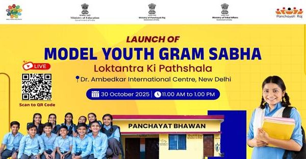 Government to Launch Model Youth Gram Sabha Initiative in New Delhi Today