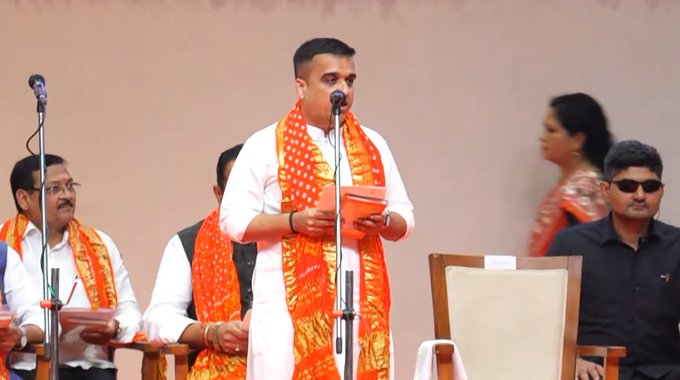 Gujarat Government Announces a New Cabinet; Harsh Sanghvi Sworn in as Deputy Chief Minister