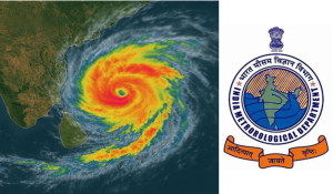 IMD Reports Cyclone ‘Montha’ Advancing Northwest Toward Andhra Coast