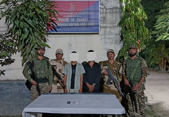 Five Militants Arrested in Manipur, Arms and Ammunition Recovered