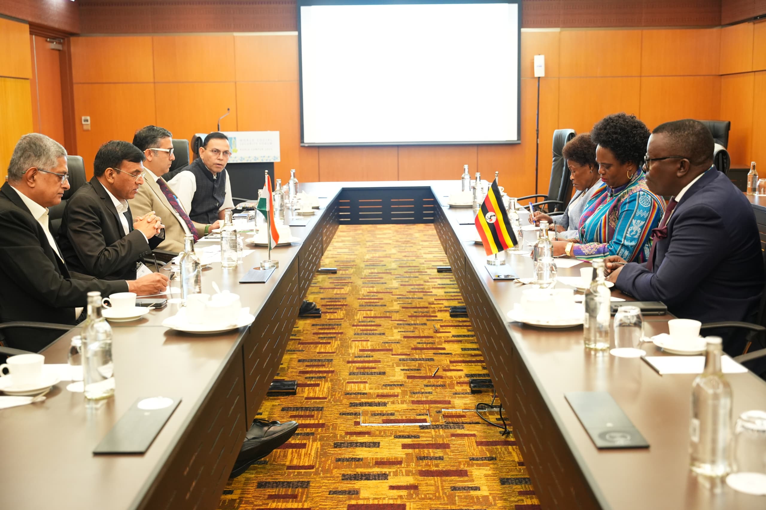 Labour Minister Mansukh Mandaviya Holds Bilateral Talks at World Social Security Summit in Kuala Lumpur