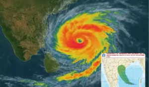 Heavy Rains and Winds Batter Andhra Pradesh Coast as Cyclone Montha Nears Landfall Heavy Rains and Winds Batter Andhra Pradesh Coast as Cyclone Montha Nears Landfall