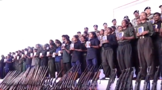 208 Naxalites, Including 110 Women, Surrender in Chhattisgarh