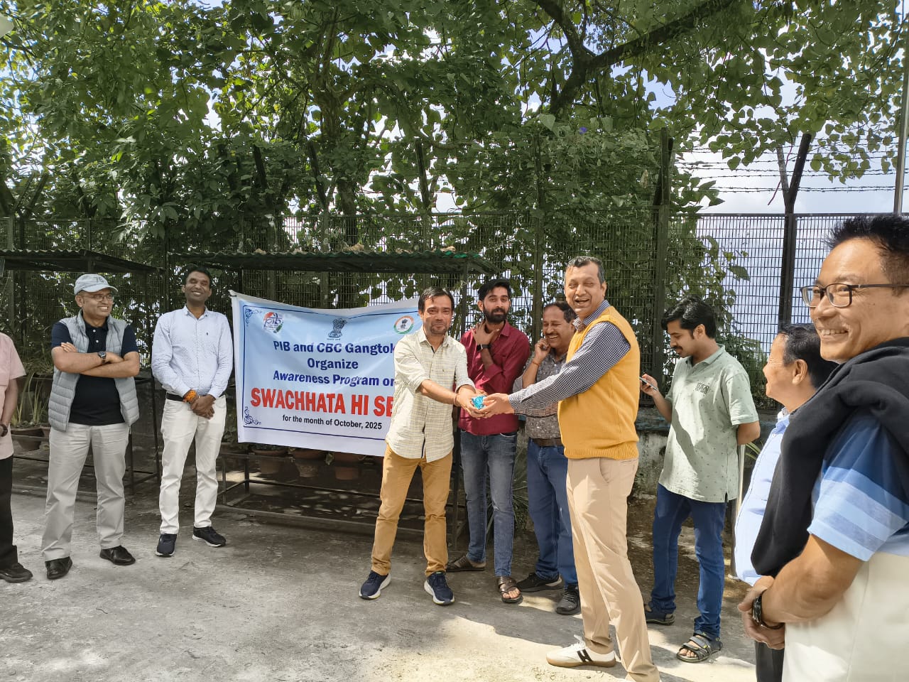 PIB and Akashvani Gangtok Observe Swachhta Hi Seva Campaign with ‘Ek Kadam Swachhta Ki Aur’ Theme