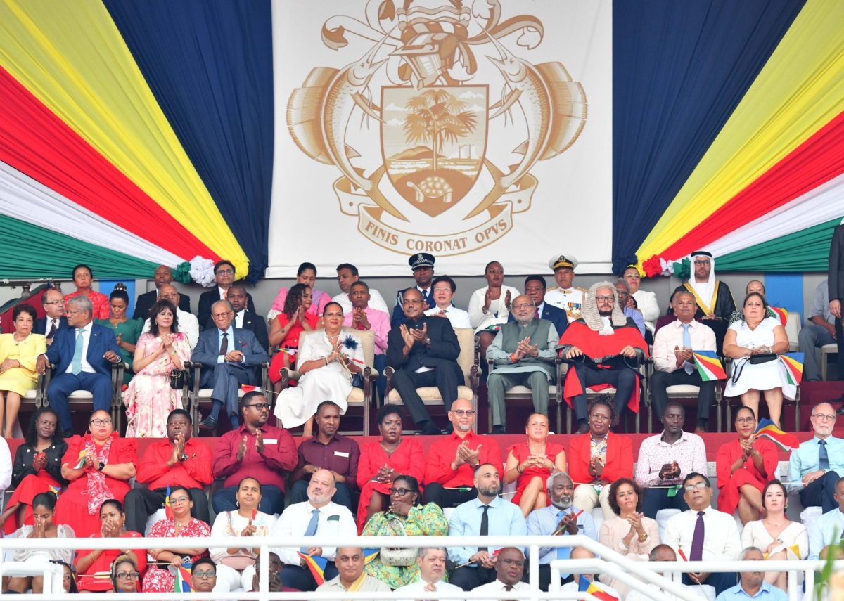 Vice-President C. P. Radhakrishnan Attends Swearing-In of Seychelles President