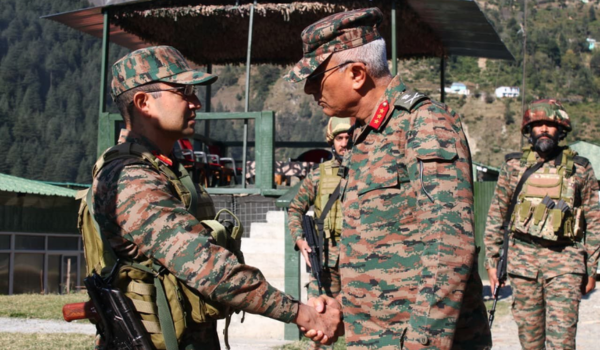 Lieutenant General Rajan Sharawat Assesses Security in Sensitive J&K Areas