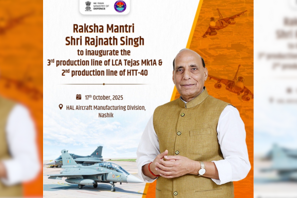 Defence Minister Rajnath Singh to Unveil First Tejas LCA Mk1A Fighter Jet in Nashik